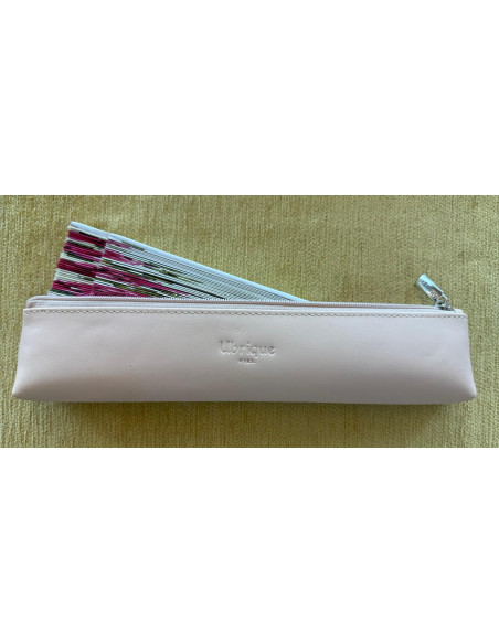 Funda abanico piel