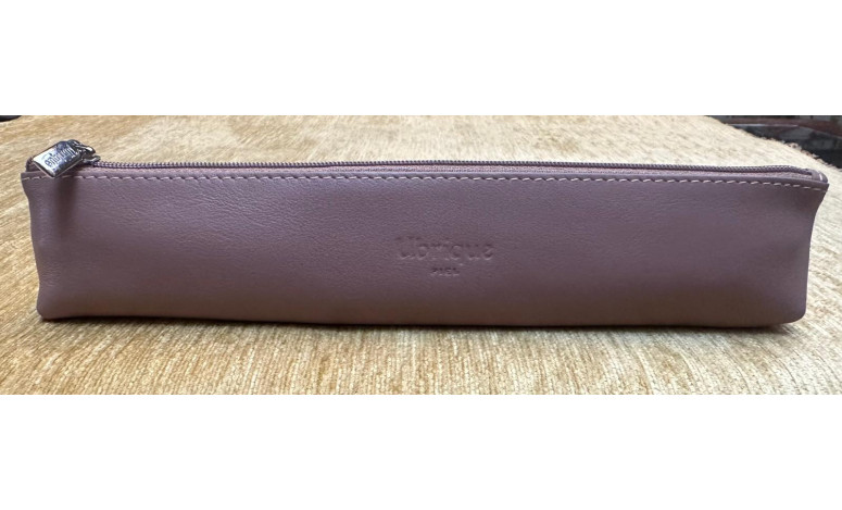 Funda abanico piel