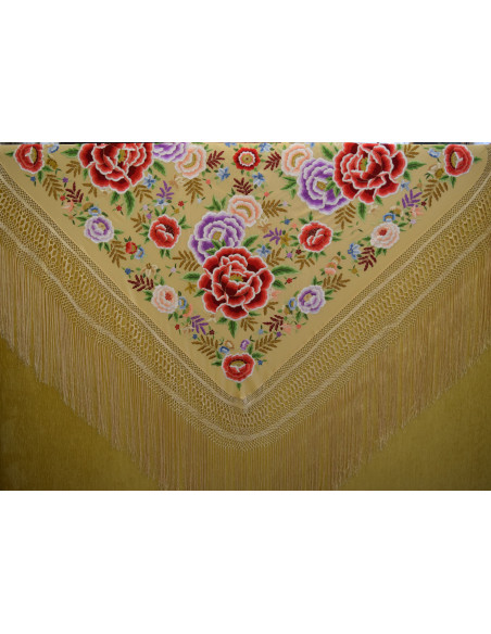Mantón mano seda 140cm
