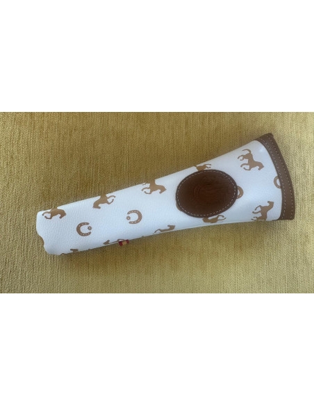 Funda abanico piel