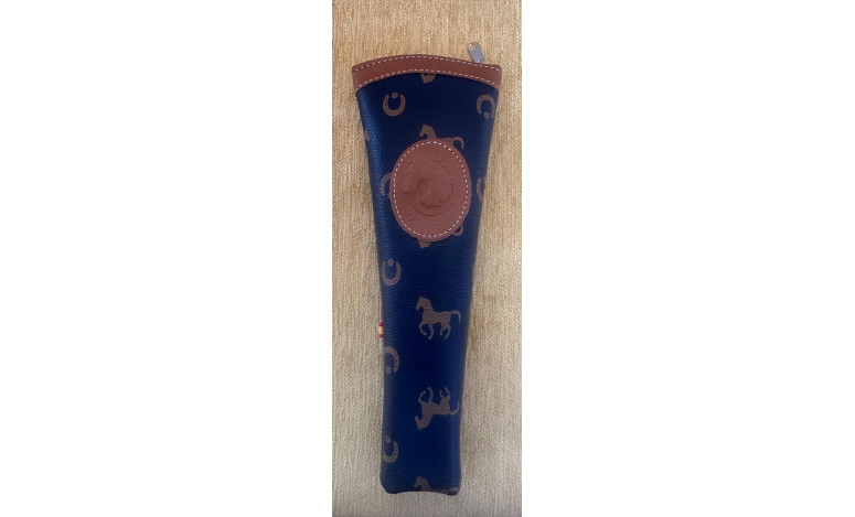 Funda abanico piel