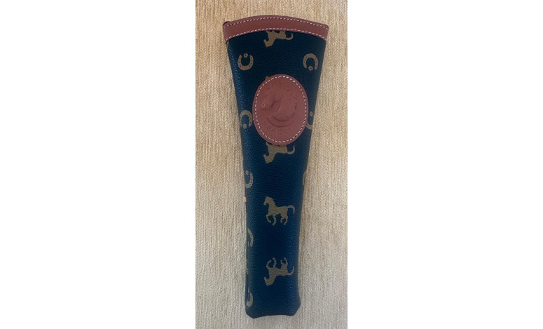 Funda abanico piel