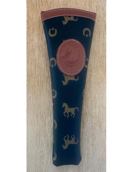Funda abanico piel