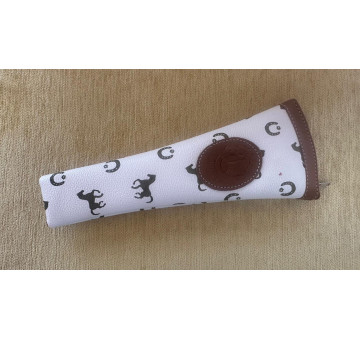 Funda abanico piel