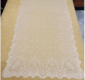 Mantilla mano seda 120*250