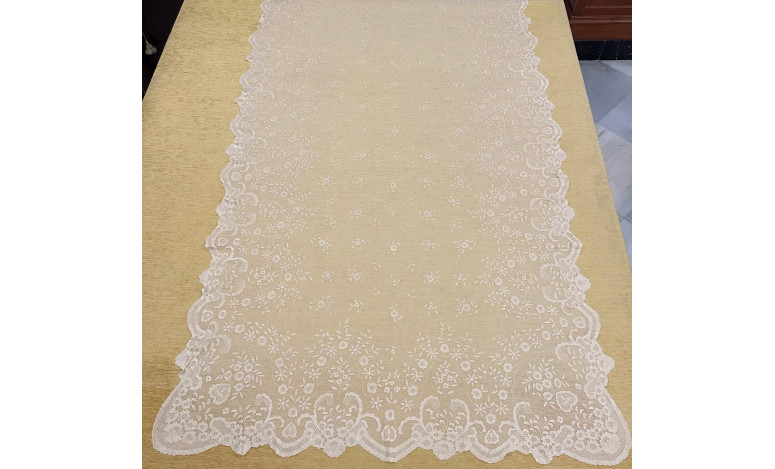 Mantilla mano seda 120*250