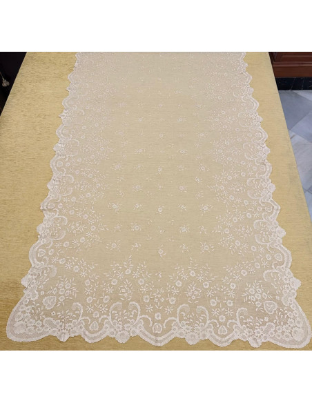 Mantilla mano seda 120*250