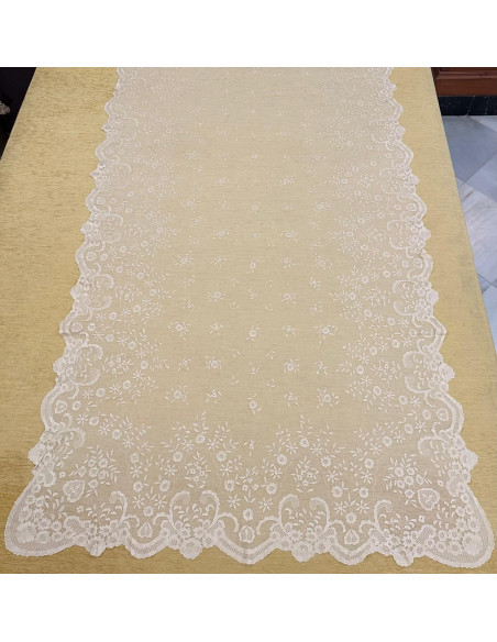 Mantilla mano seda 120*250