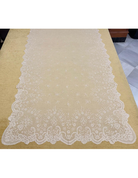 Mantilla mano seda 120*250