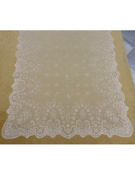 Mantilla mano seda 120*250
