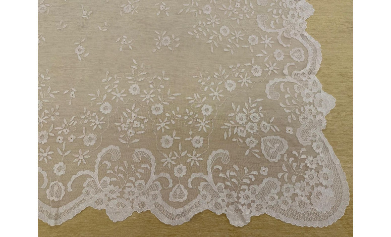 Mantilla mano seda 120*250