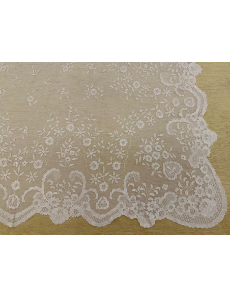 Mantilla mano seda 120*250