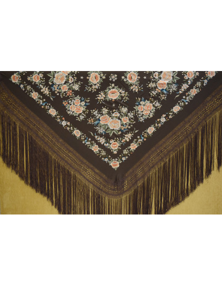 Mantón mano seda 140cm