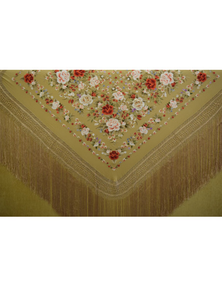 Mantón mano seda 140 cm
