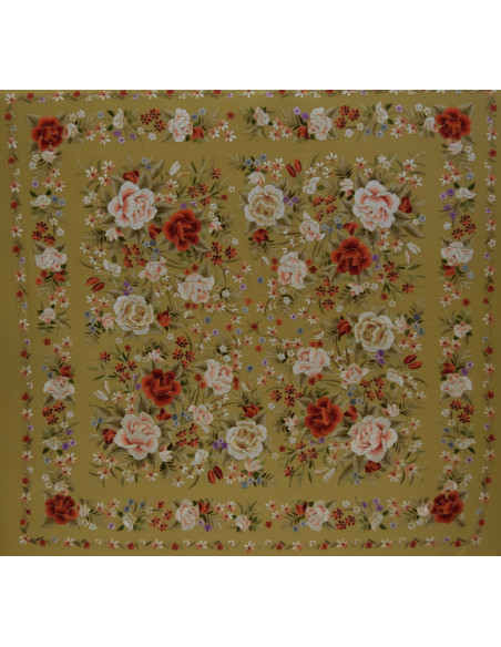 Mantón mano seda 140 cm