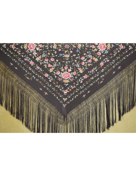 Mantón mano seda 140cm