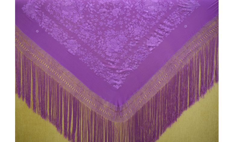 Mantón mano seda 140cm