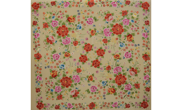 Mantón mano seda 140cm