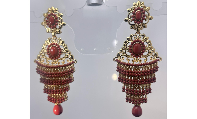 Pendiente coral