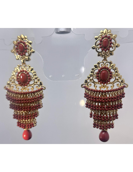 Pendiente coral