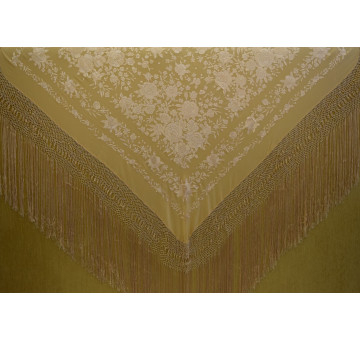 Mantón mano seda 140cm