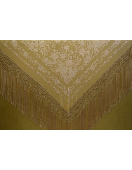Mantón mano seda 140cm