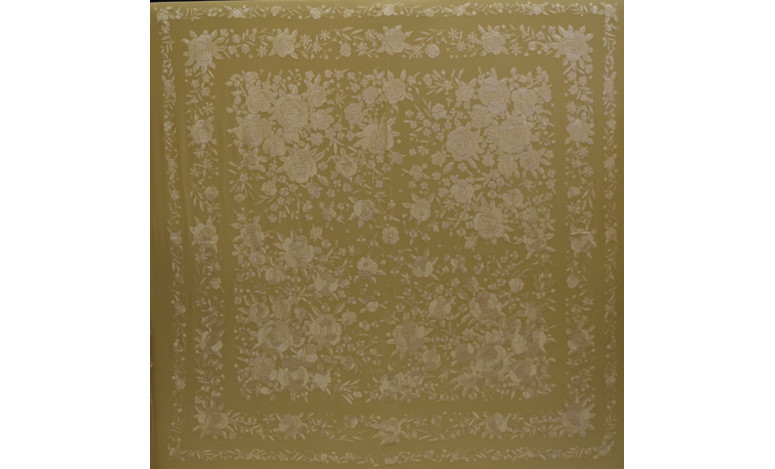 Mantón mano seda 140cm