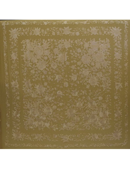 Mantón mano seda 140cm