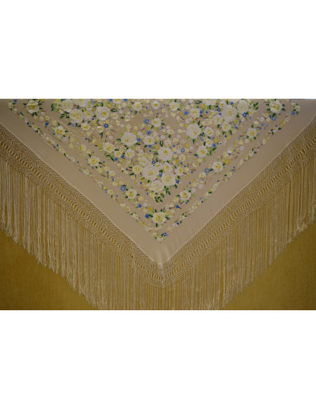 Mantón mano seda 140cm