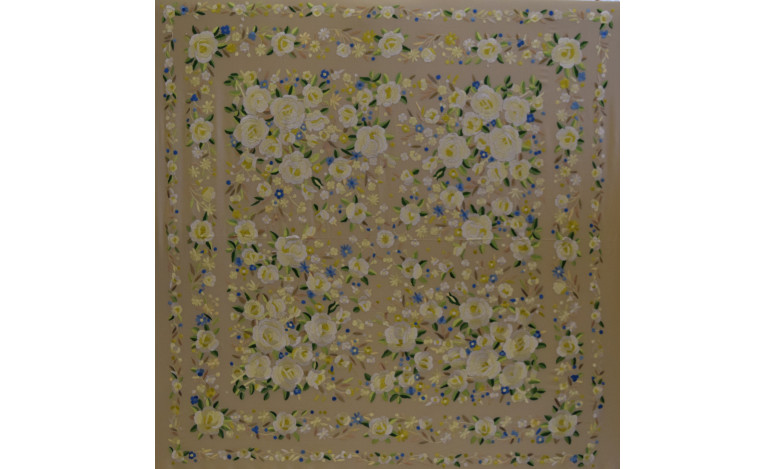 Mantón mano seda 140cm