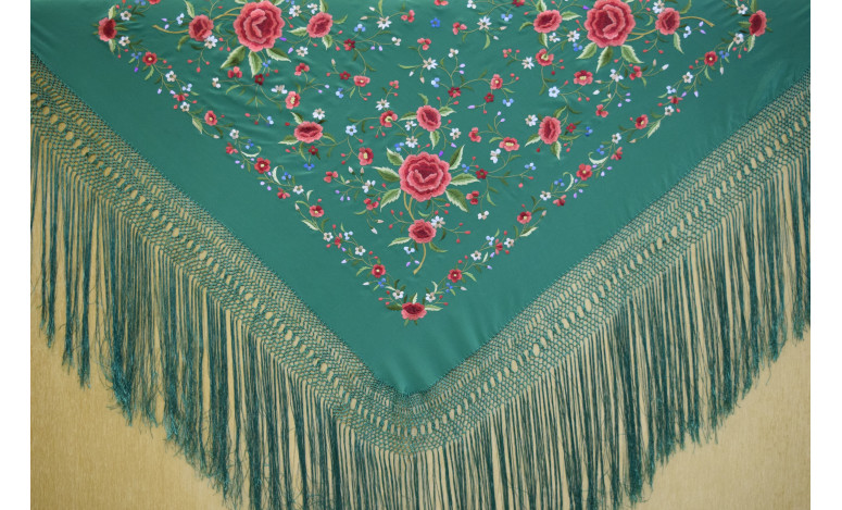 Mantón mano seda 140cm