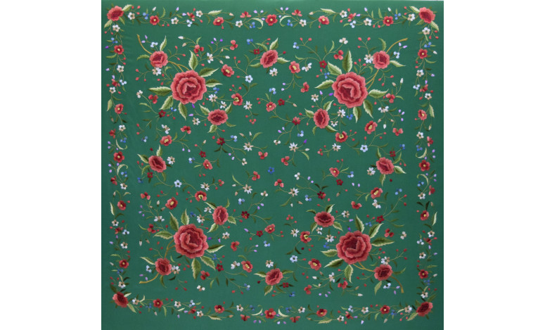 Mantón mano seda 140cm