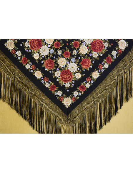 Mantón mano seda 135cm