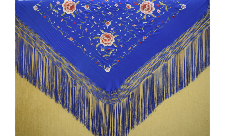 Mantón mano seda 115cm