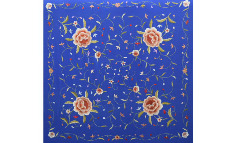 Mantón mano seda 115cm