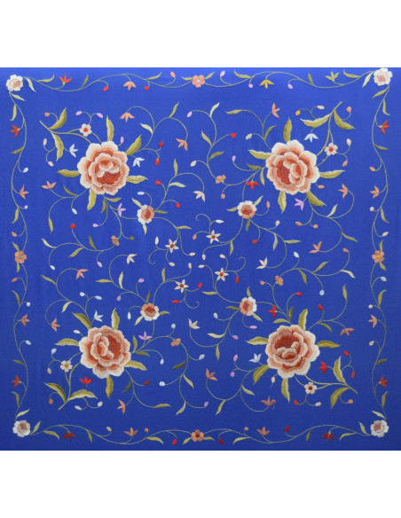 Mantón mano seda 115cm