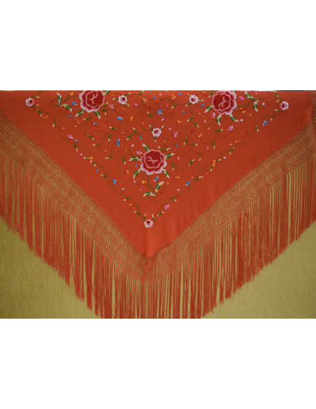 Mantón mano seda 115cm
