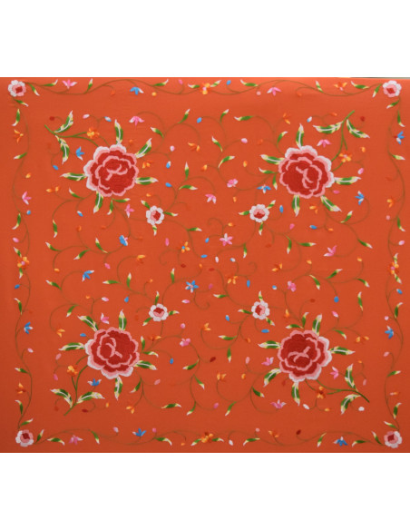 Mantón mano seda 115cm
