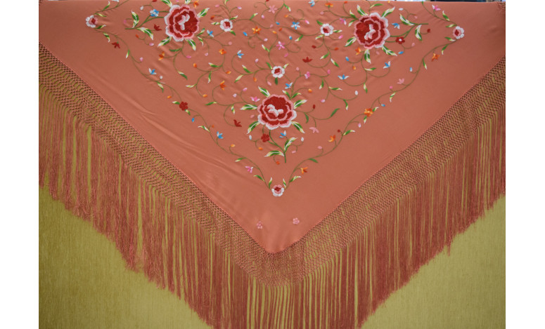 Mantón mano seda 115cm