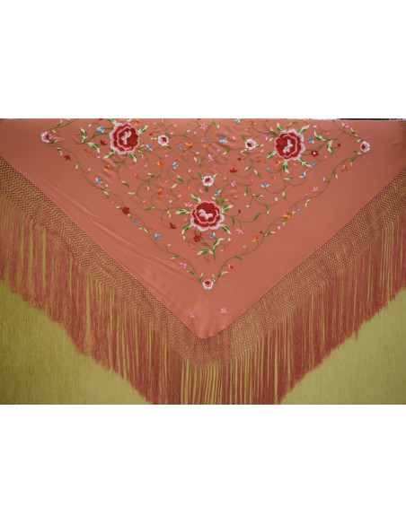 Mantón mano seda 115cm