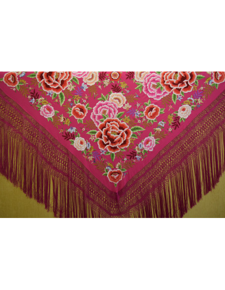 Mantón mano seda 140cm