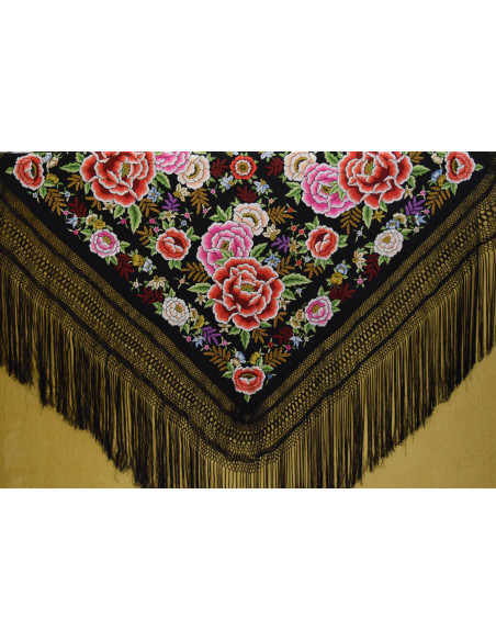 Mantón mano seda 140cm