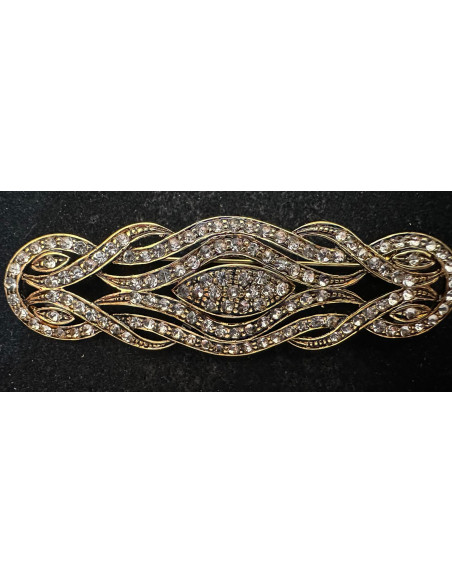 Broche mantilla rodio