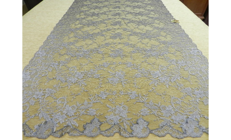 Mantilla máquina negro-plata