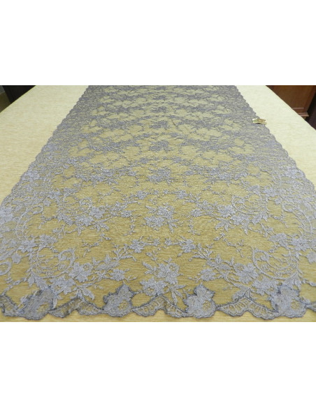 Mantilla máquina negro-plata