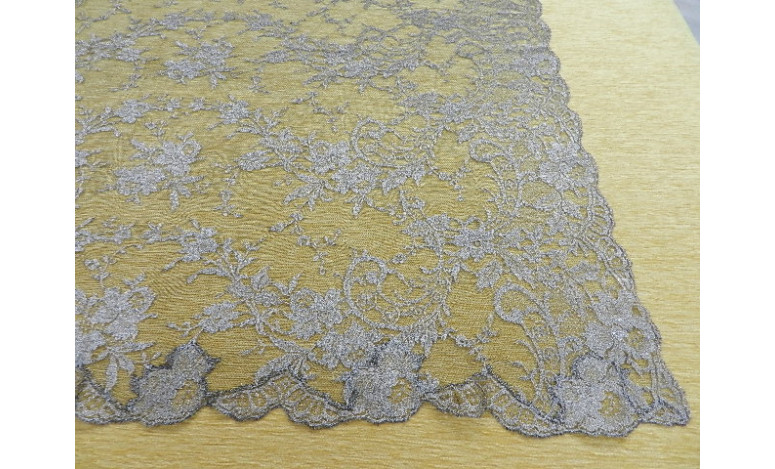 Mantilla máquina negro-plata
