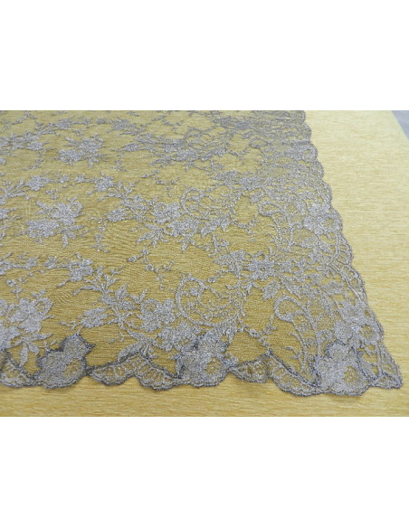 Mantilla máquina negro-plata
