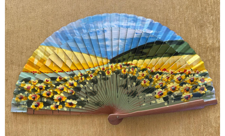 Abanico peral girasoles