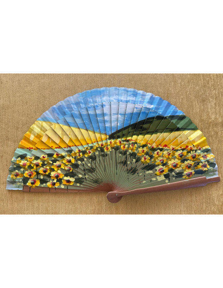 Abanico peral girasoles
