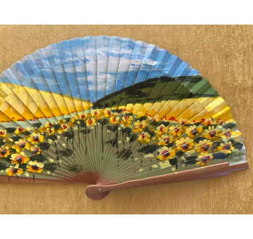Abanico peral girasoles 2